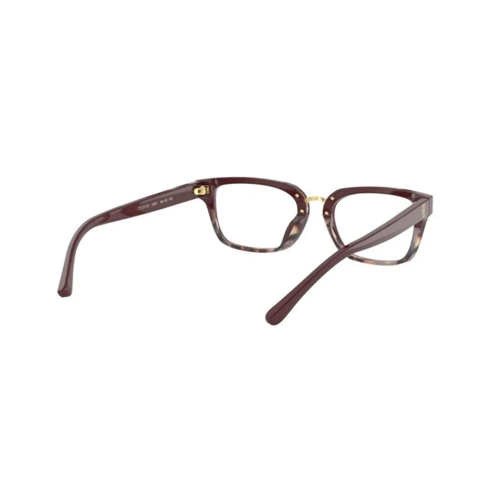 Tory Burch Women's Eyeglasses TY2111U-1823 Bordeaux Porcini Tortoise 49-18-141